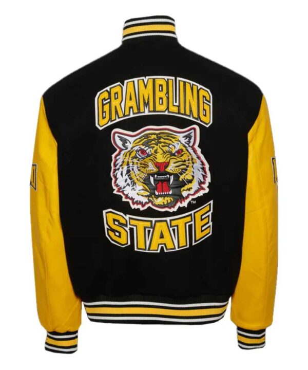 Grambling State University Black and Gold Varsity Jacket