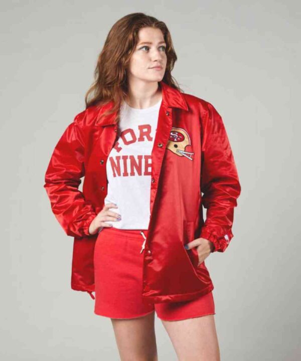 HOMAGE X Starter 49ers Coach’s Jacket - Forever Jackets