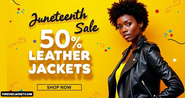 Juneteenth Sale: 50% Discount On Forever Leather Jackets – Limited Time Offer!