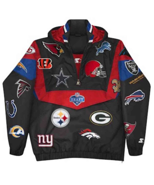 Kid Cudi x NFL Draft Limited Edition Starter Breakaway Pullover Jacket