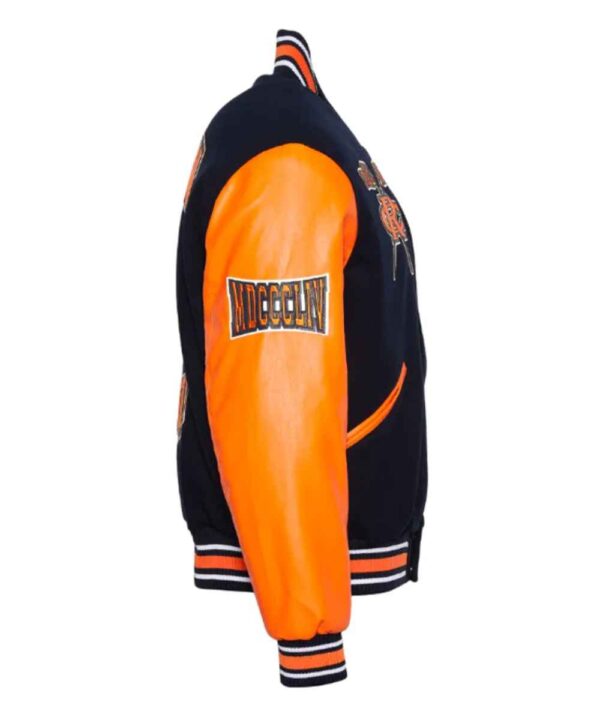 Lincoln University (PA) Black and Orange Varsity Jacket - Forever Jackets