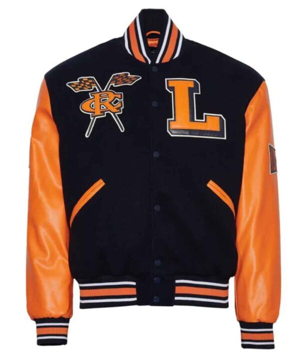 Lincoln University (PA) Black and Orange Varsity Jacket - Forever Jackets