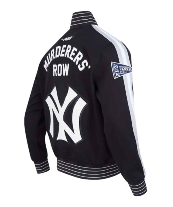 NY Yankees Logo Game Day NavyBlack Jacket - Forever Jackets