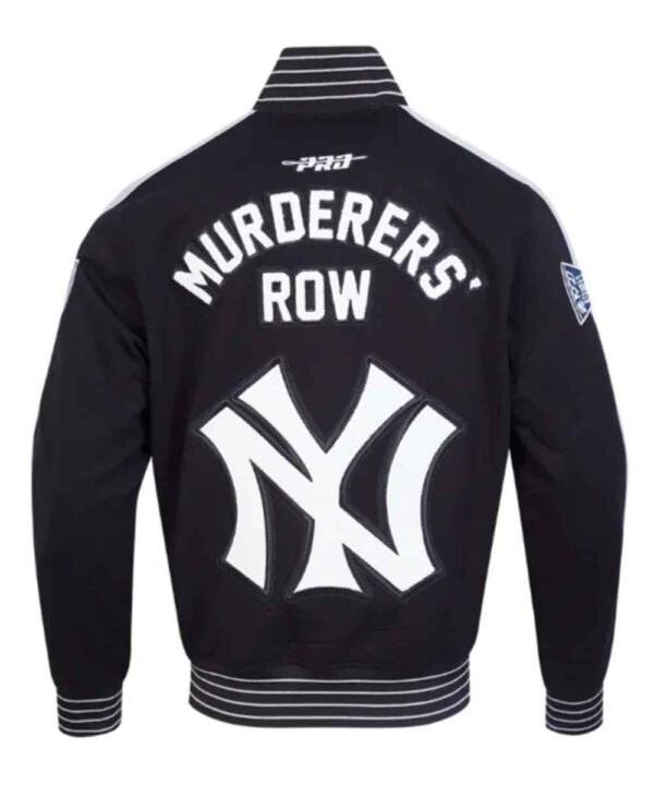 NY Yankees Logo Game Day NavyBlack Jacket - Forever Jackets