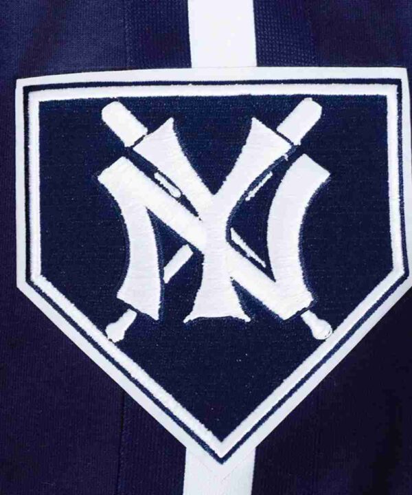 NY Yankees Logo Game Day NavyBlack Jacket - Forever Jackets