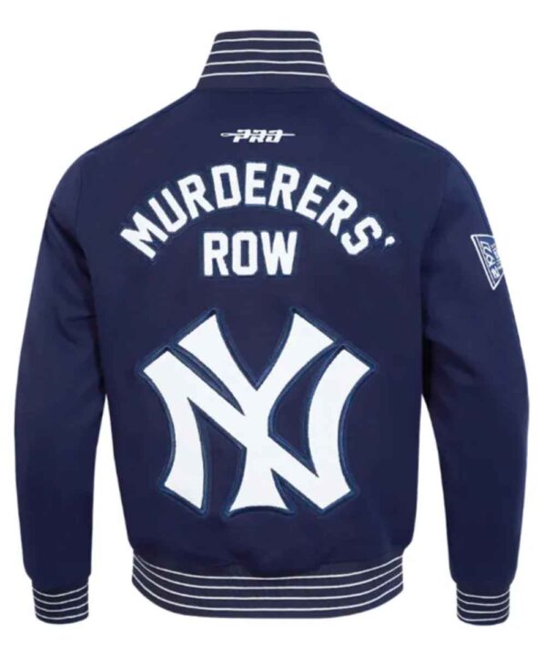 NY Yankees Logo Game Day NavyBlack Jacket - Forever Jackets