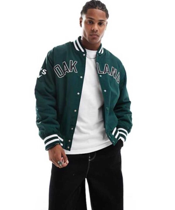 New Era Oakland Athletics Bomber Jacket - Forever Jackets