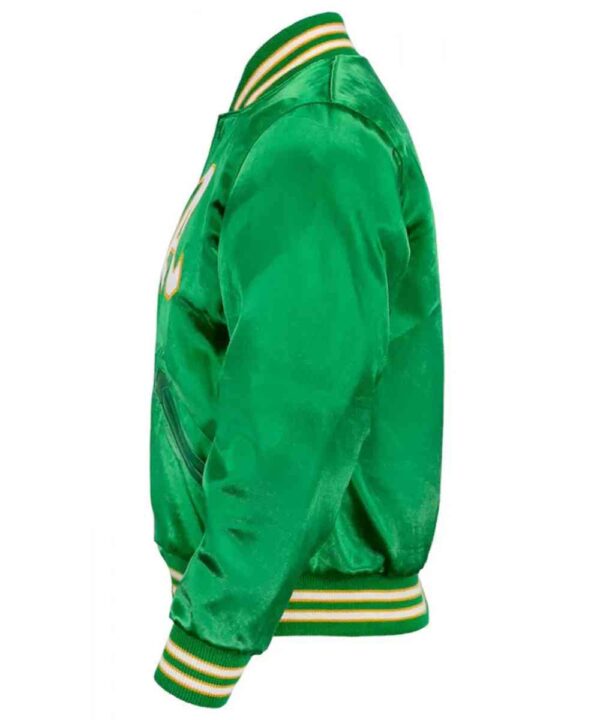 Oakland Athleticss 1968 Bomber Green Jacket - Forever Jackets
