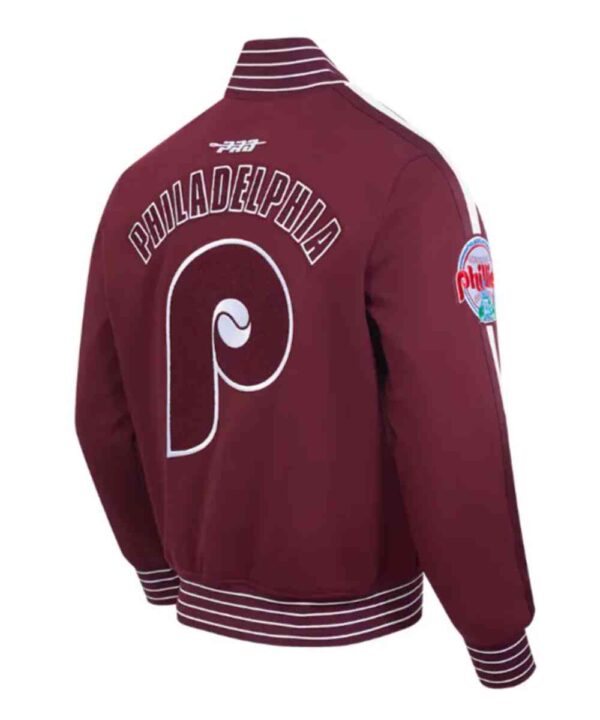 Philadelphia Phillies Logo Game Day Wine Jacket - Forever Jackets
