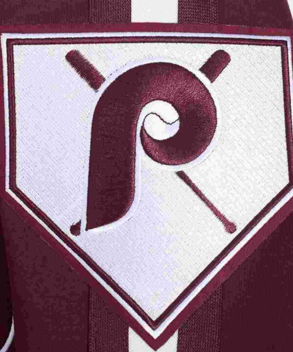 Philadelphia Phillies Logo Game Day Wine Jacket - Forever Jackets