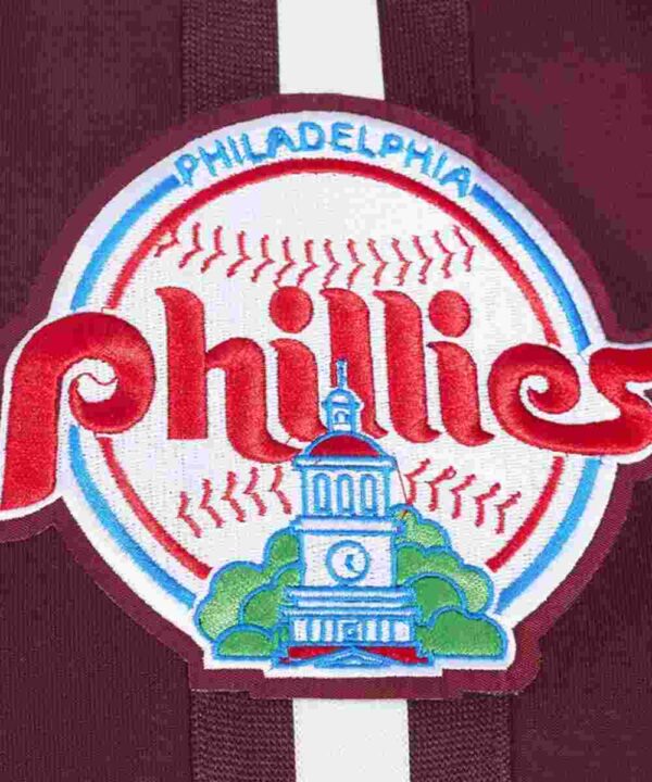 Philadelphia Phillies Logo Game Day Wine Jacket - Forever Jackets