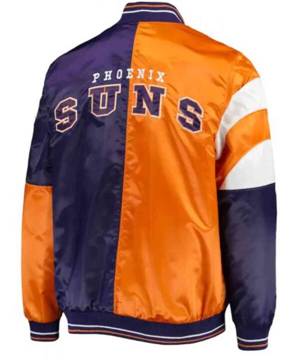 Phoenix Suns Orange and Purple Varsity Starter Jacket - Forever Jackets