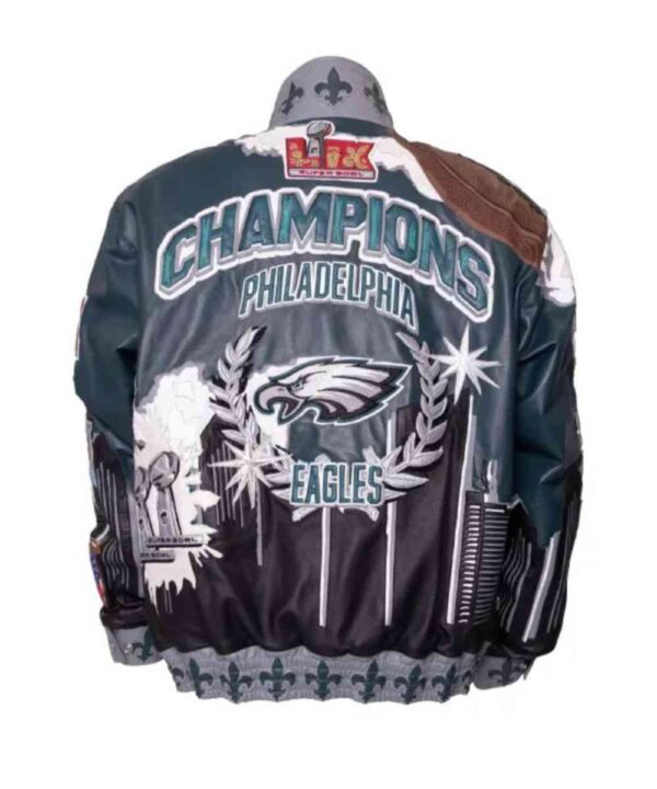 Super Bowl Champions Philadelphia Eagles Leather Jacket - Forever jackets