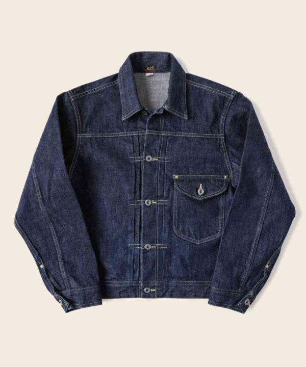 WWII Simplified Model Cowboy Selvedge Denim Jacket - Forever Jackets