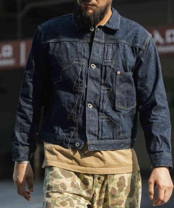 Lot 44806XX WWII Type 1 Selvedge Denim Jacket - Forever Jackets