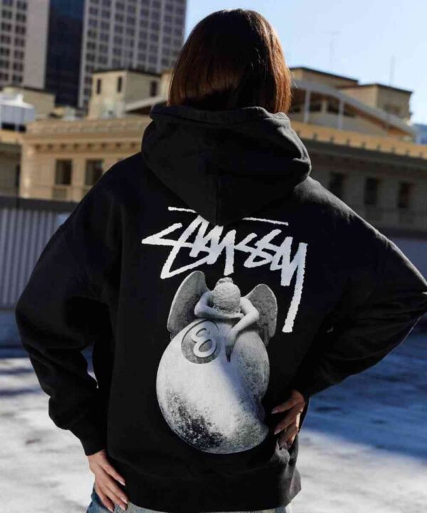 Stussy Angel Oversized Hoodie - Forever Jackets