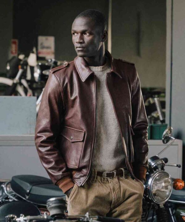 “Don Gentile” A-2 Seal Brown Flight Jacket - Forever Jackets