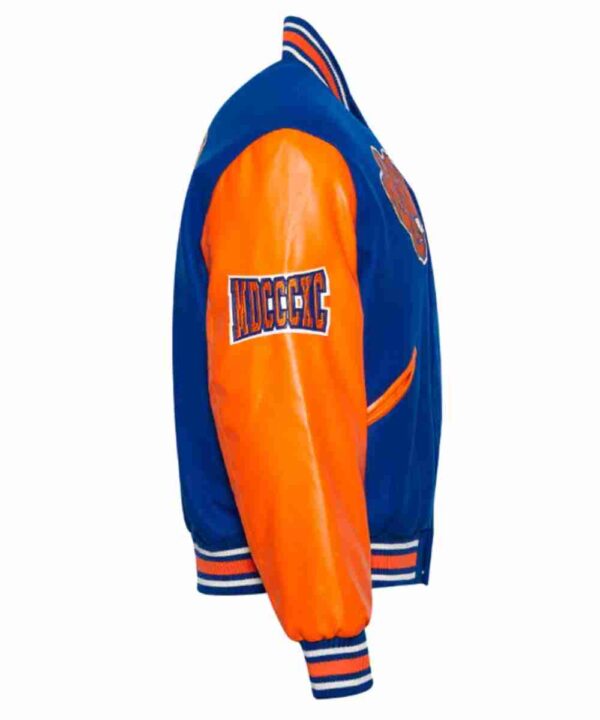Savannah State University Royal and Orange Varsity Jacket