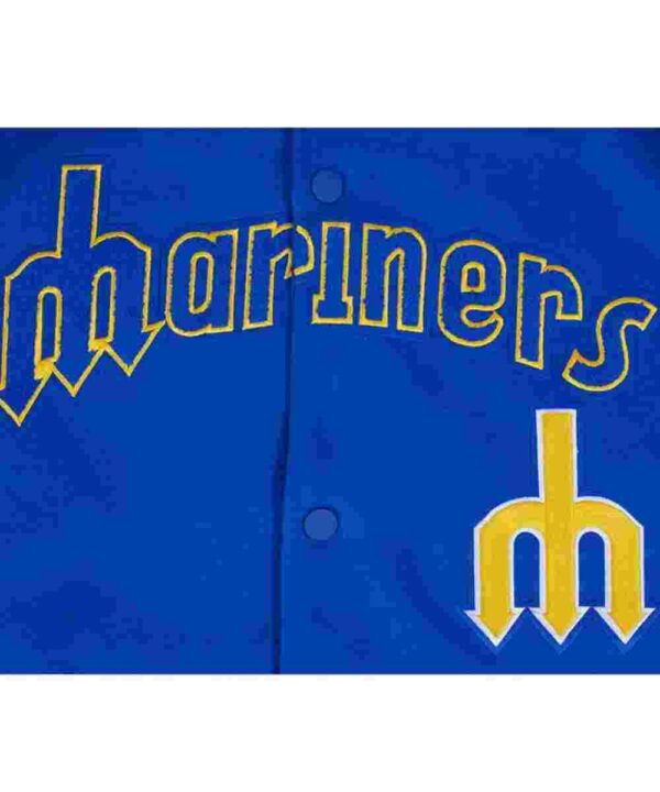 Seattle Mariners Logo Game Day Royal Jacket - Forever Jackets