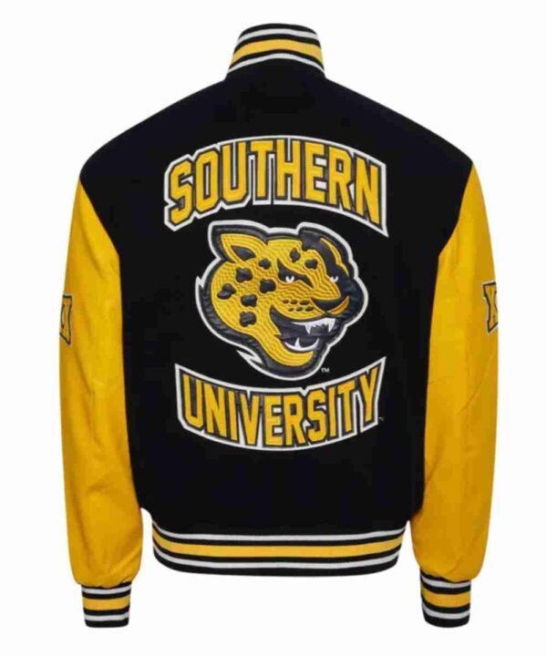 Southern University Black and Gold Varsity Jacket - Forever Jackets