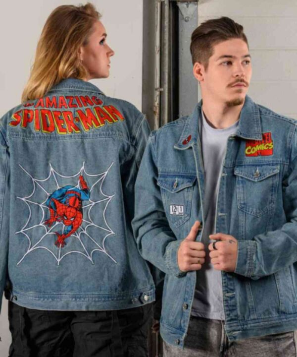 Spider-Man Denim Jacket - Forever Jackets