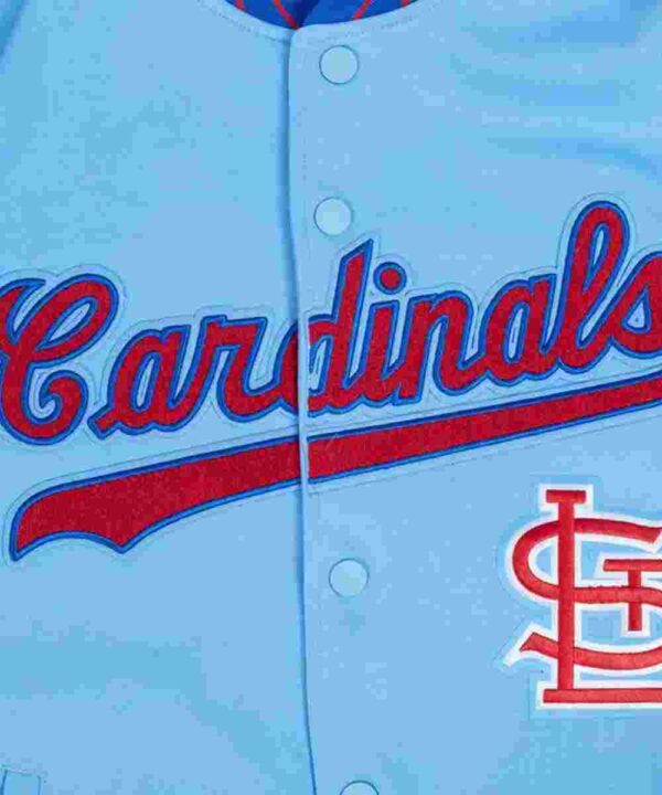 St. Louis Cardinals Logo Game Day Uni Blue Jacket - Forever Jackets