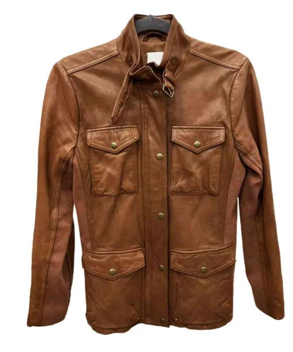 Supernatural Samantha Smith Brown Leather Jacket - Forever Jackets