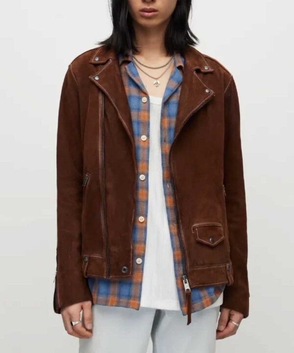 Tell Me Everything Dylan Brady Suede Jacket - Forever Jackets