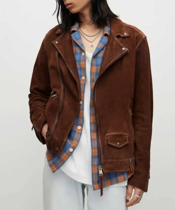 Tell Me Everything Dylan Brady Suede Jacket - Forever Jackets
