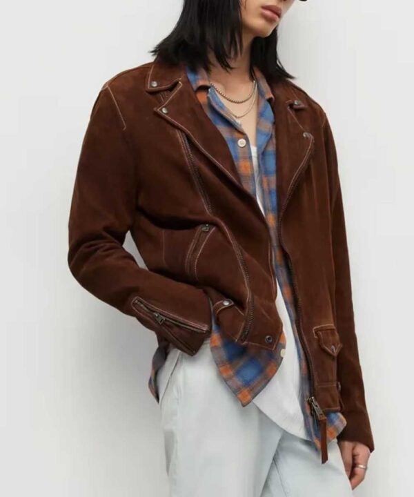 Tell Me Everything Dylan Brady Suede Jacket - Forever Jackets
