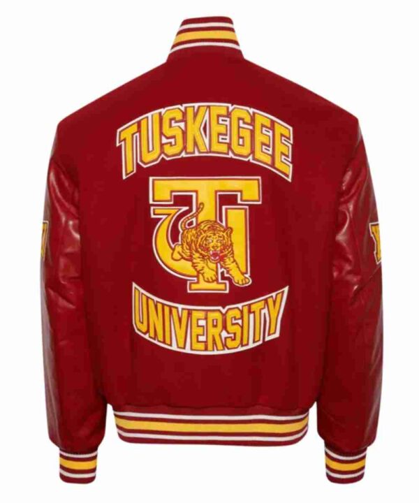 Tuskegee University Red Varsity Jacket - Forever Jackets