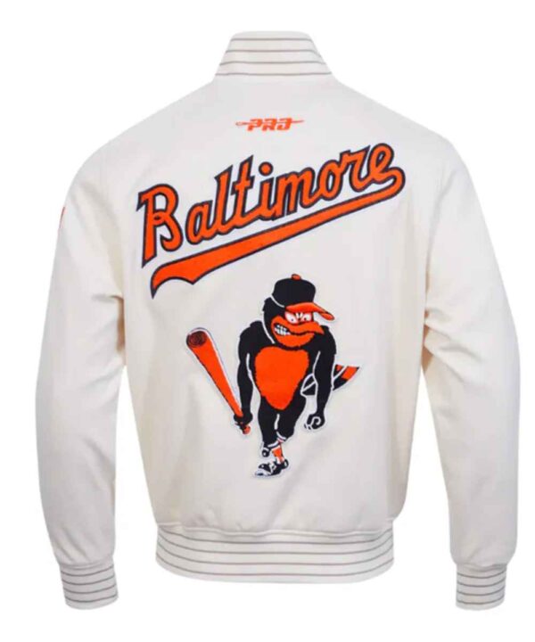 Baltimore Orioles Logo Game Day Eggshell Jacket