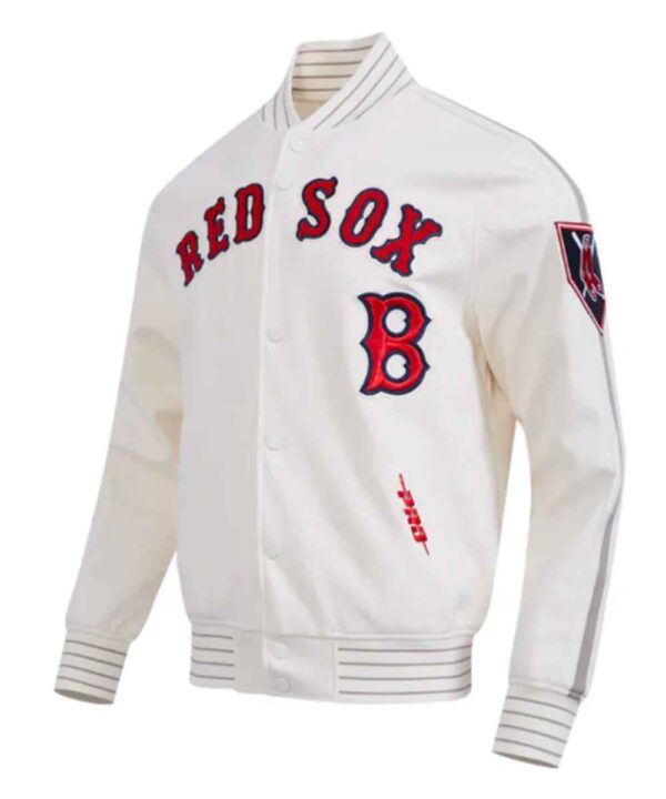 Boston Red Sox Logo Game Day Eggshell Jacket