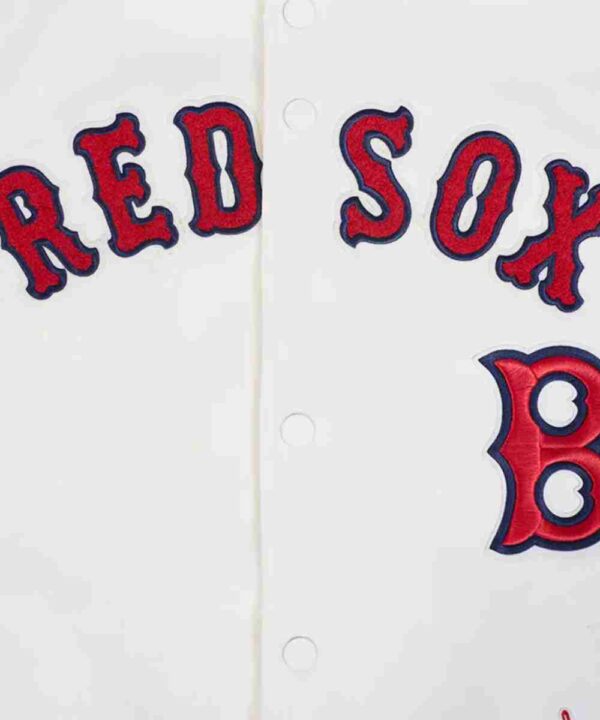 Boston Red Sox Logo Game Day Eggshell Jacket