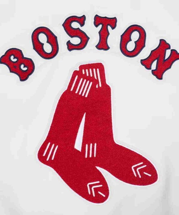 Boston Red Sox Logo Game Day Eggshell Jacket
