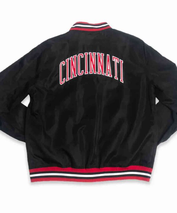 Cincinnati Bearcats Script Black Bomber Jacket - Forever Jackets