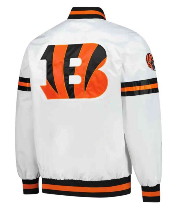 Cincinnati Bengals Scout Varsity Satin Jacket - Forever Jackets