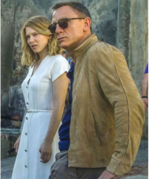 Spectre Daniel Craig Morocco Suede Jacket
