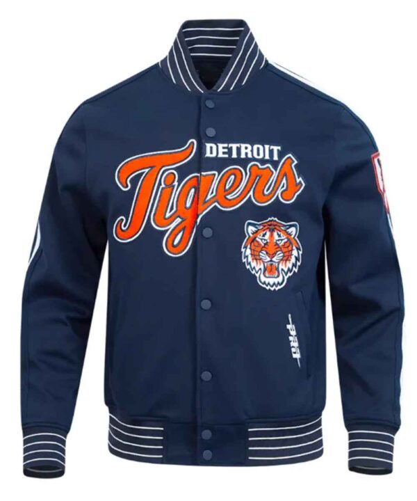 Detroit Tigers Current Logo Game Day Navy Jacket