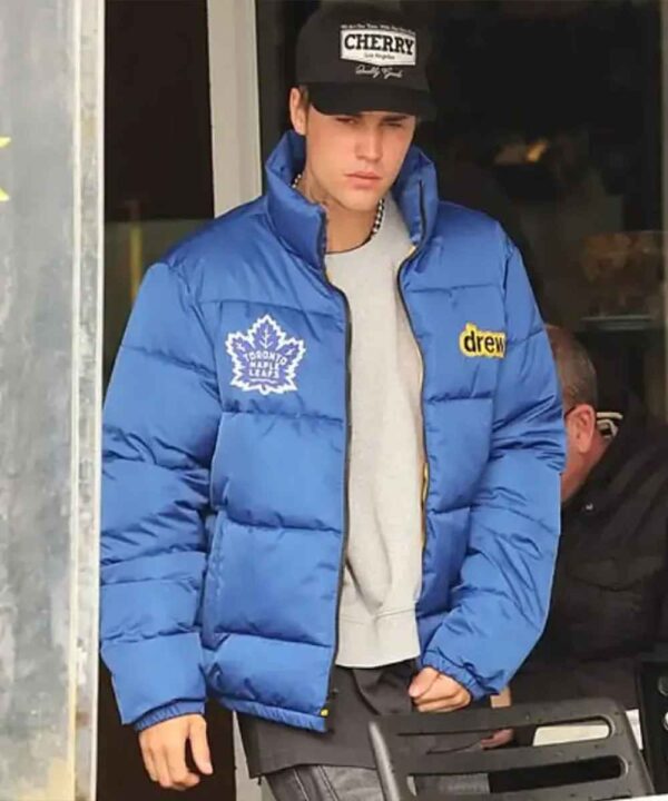 Justin Bieber Toronto Maple Leafs Puffer Jacket - Forever Jackets
