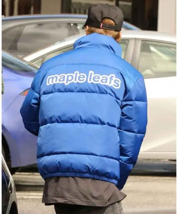 Justin Bieber Toronto Maple Leafs Puffer Jacket - Forever Jackets