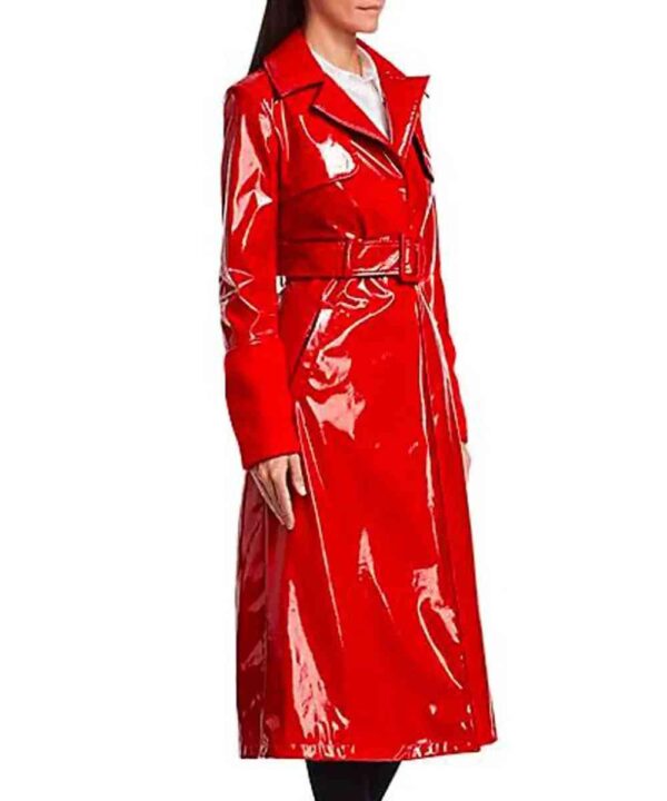 Gal Gadot Red Notice Red Leather Coat - Forever Jackets