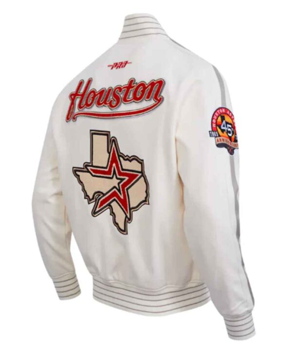 Houston Astros Logo Game Day Eggshell Jacket