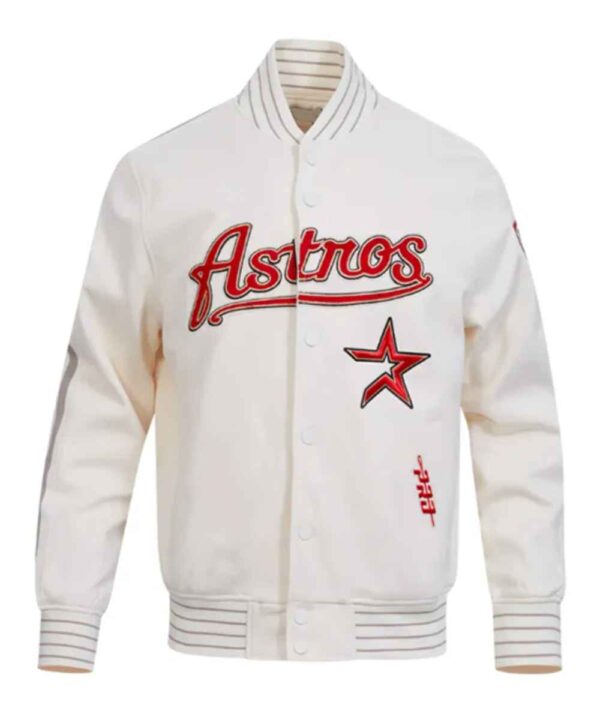 Houston Astros Logo Game Day Eggshell Jacket