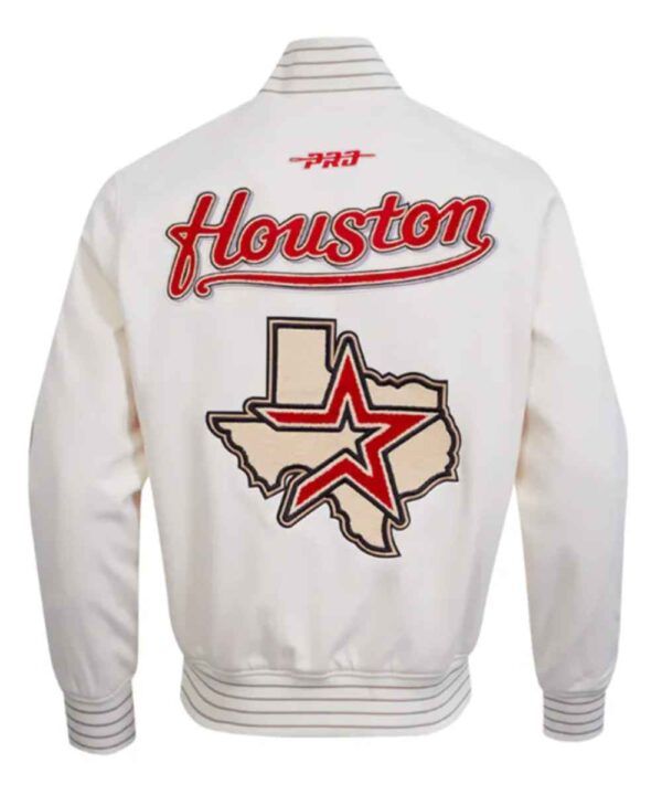 Houston Astros Logo Game Day Eggshell Jacket