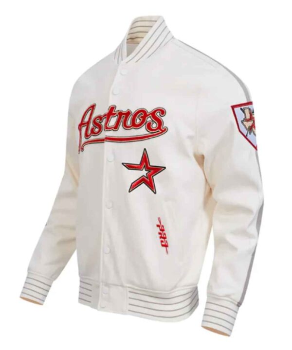 Houston Astros Logo Game Day Eggshell Jacket
