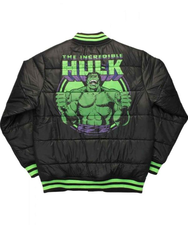 The Incredible Hulk Down Black Jacket - Forever Jackets