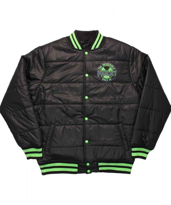 The Incredible Hulk Down Black Jacket - Forever Jackets