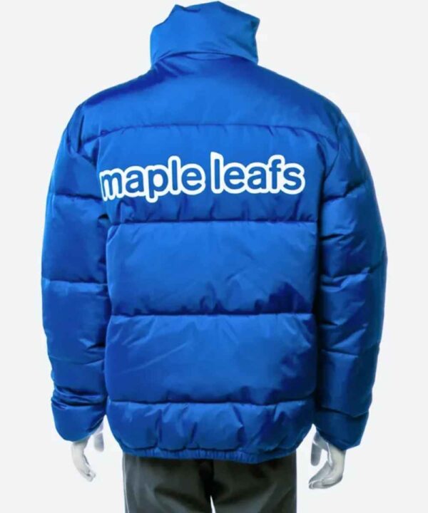 Justin Bieber Toronto Maple Leafs Puffer Jacket - Forever Jackets