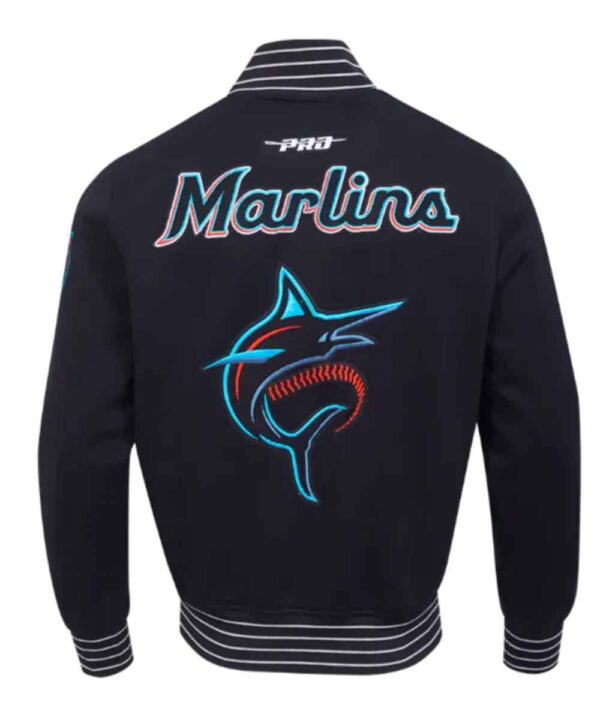 Miami Marlins Current Logo Game Day Black Jacket
